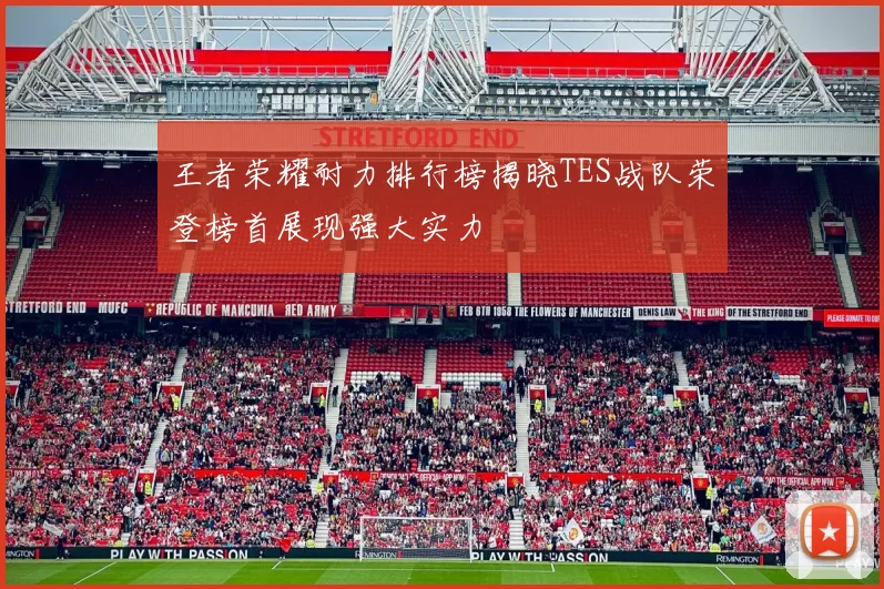 王者荣耀耐力排行榜揭晓TES战队荣登榜首展现强大实力